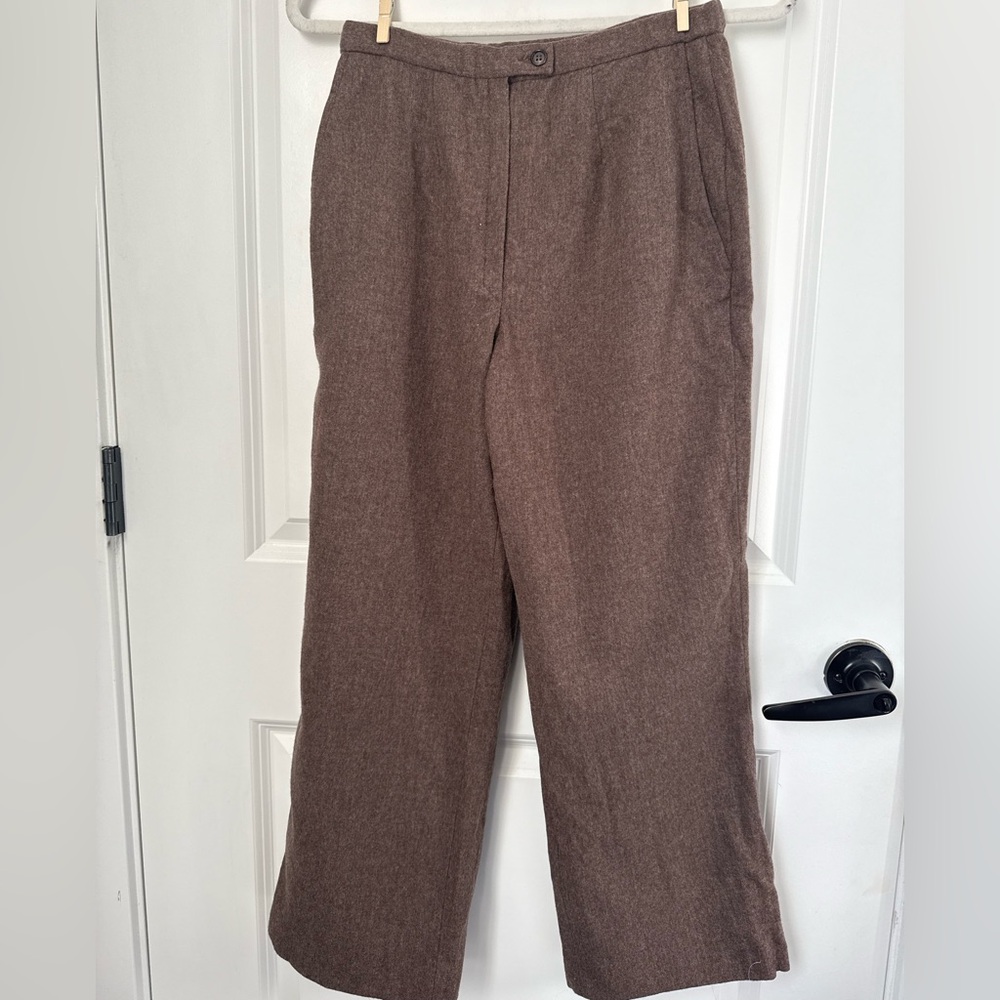 Pendleton 100% Wool Brown Trousers - image 1